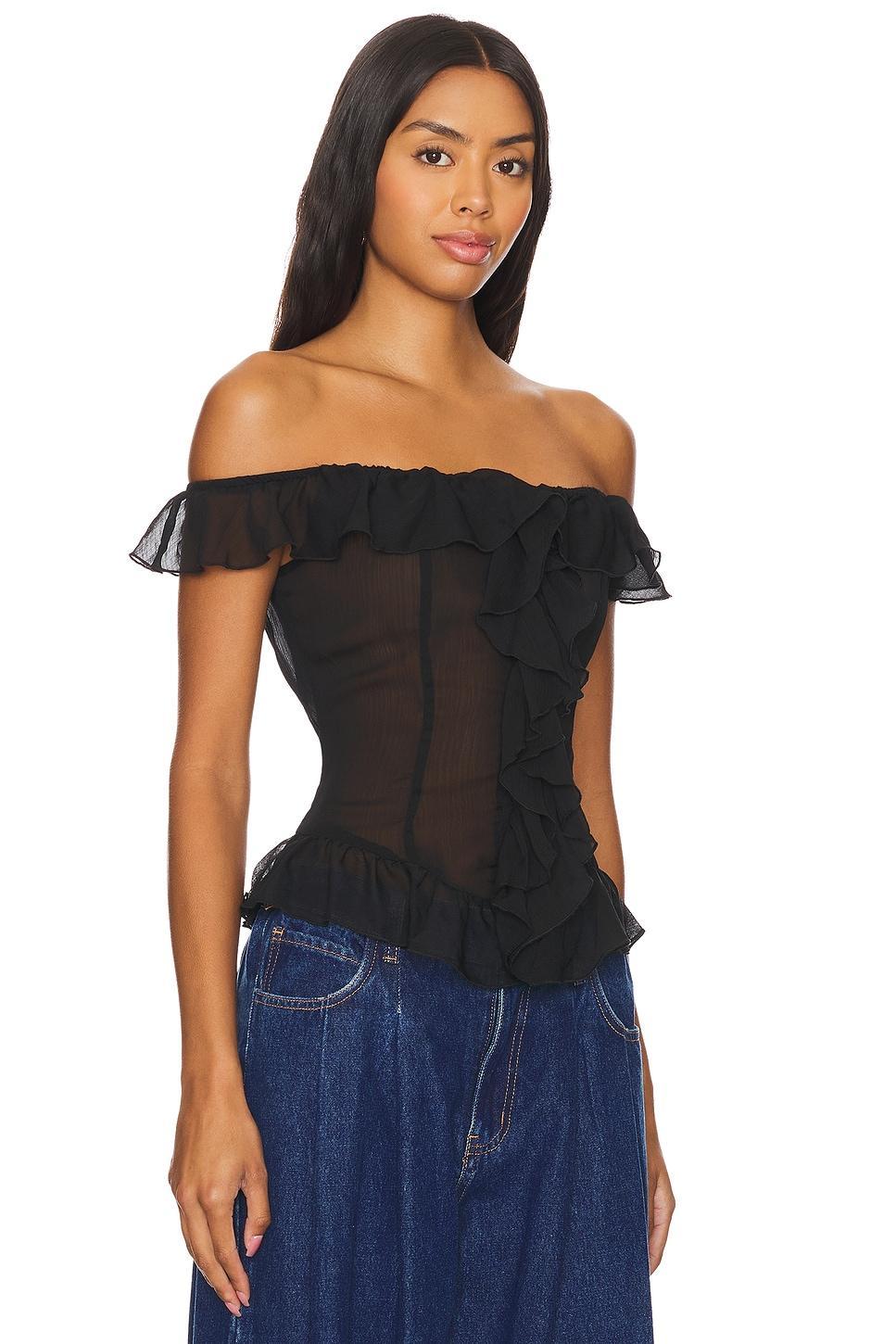 Timeless Ruffle Top LIONESS Product Image