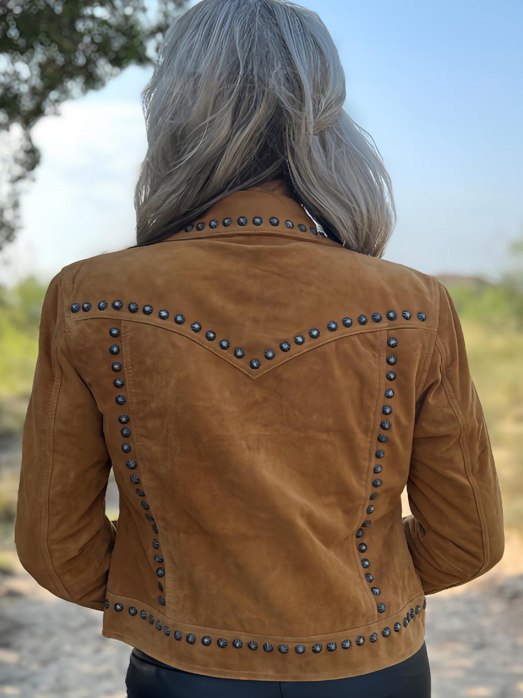 It's Getting Dangerous Studded Leather Jacket - Mustard* Product Image