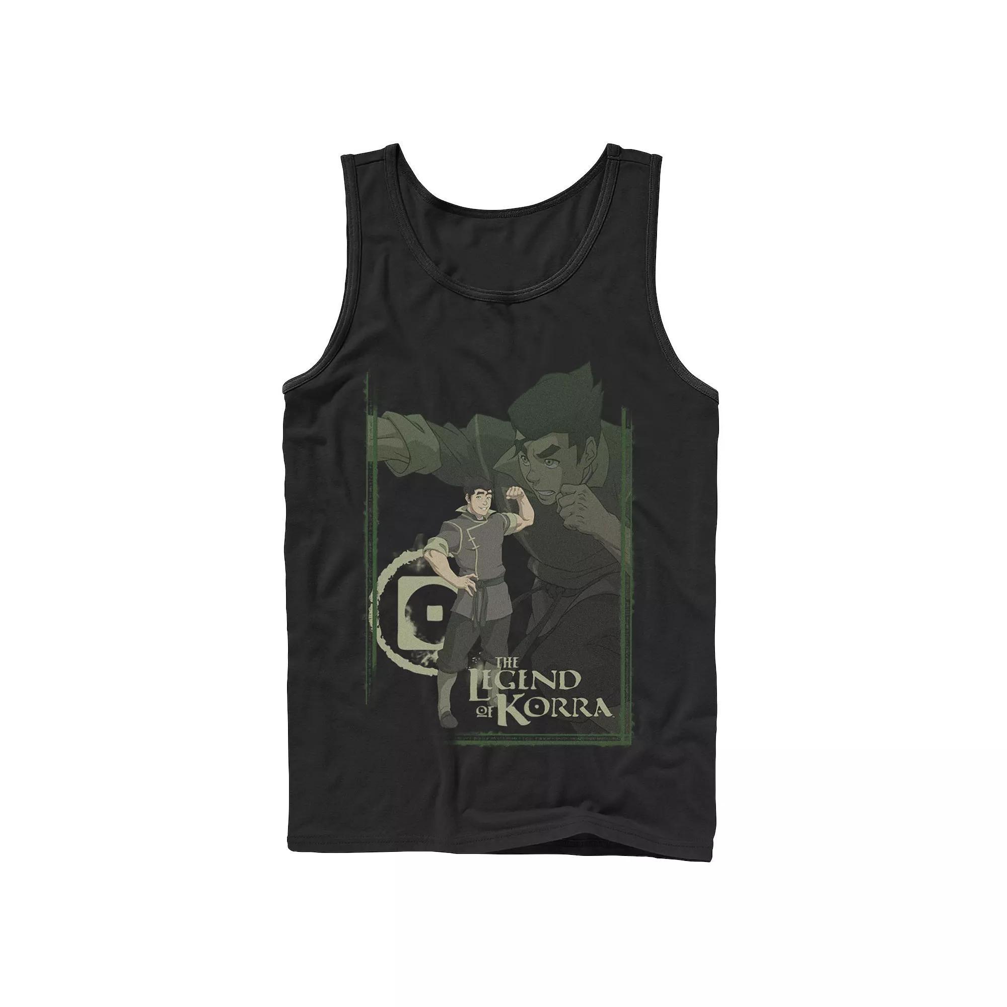 Men's Nickelodeon The Legend Of Korra Bolin Collage Poster Tank Top,  Product Image