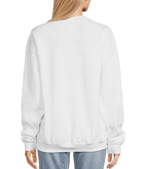 Junk Food Crewneck ACDC Fleece Sweatshirt Product Image