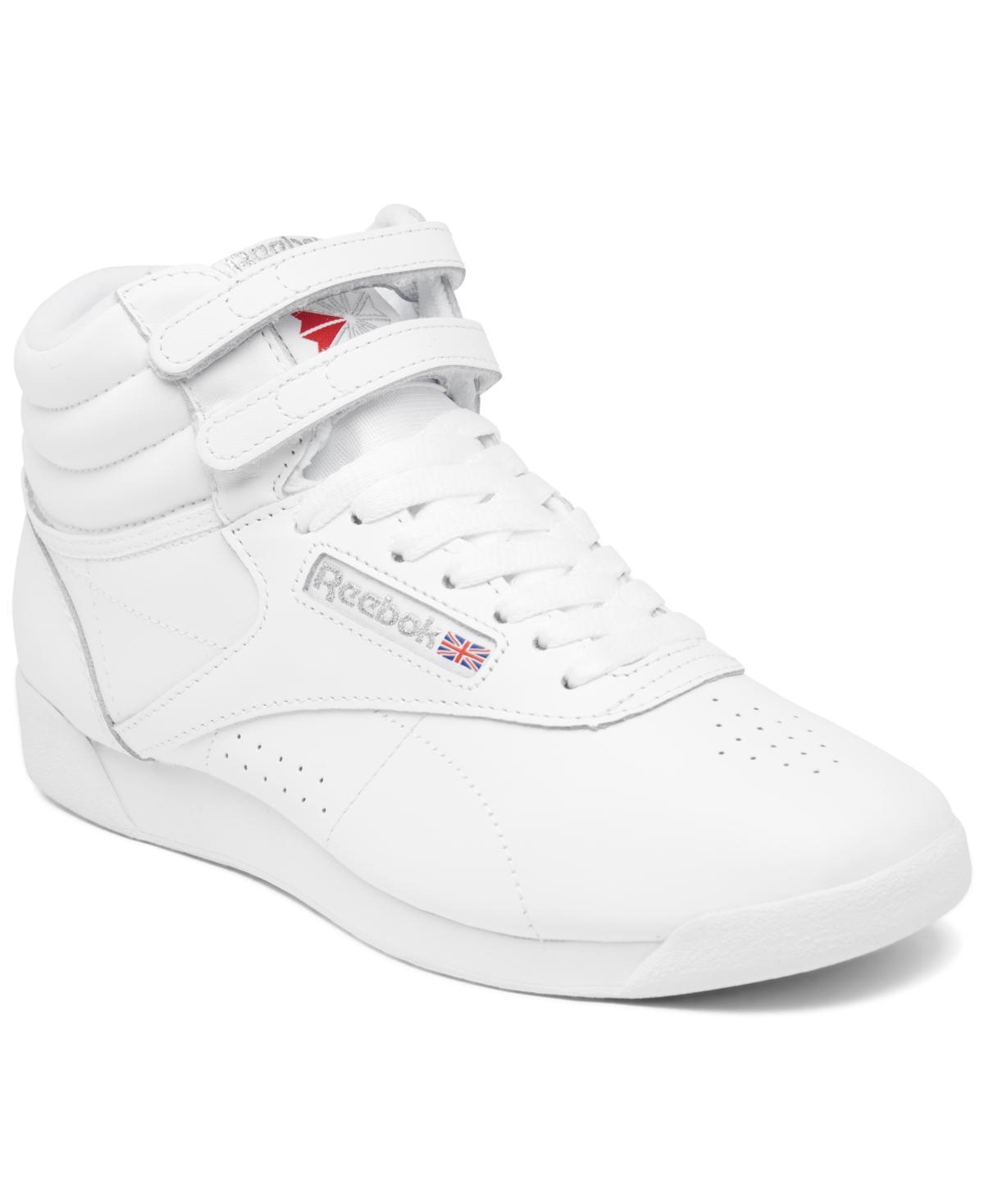 Reebok Womens Reebok Freestyle Hi - Womens Shoes Black/Black Product Image