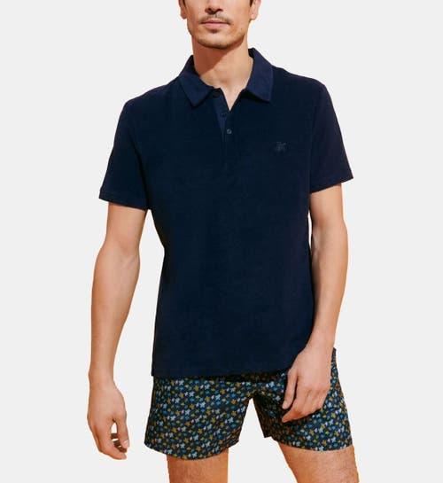 Vilebrequin Men's Solid Terry Polo Product Image
