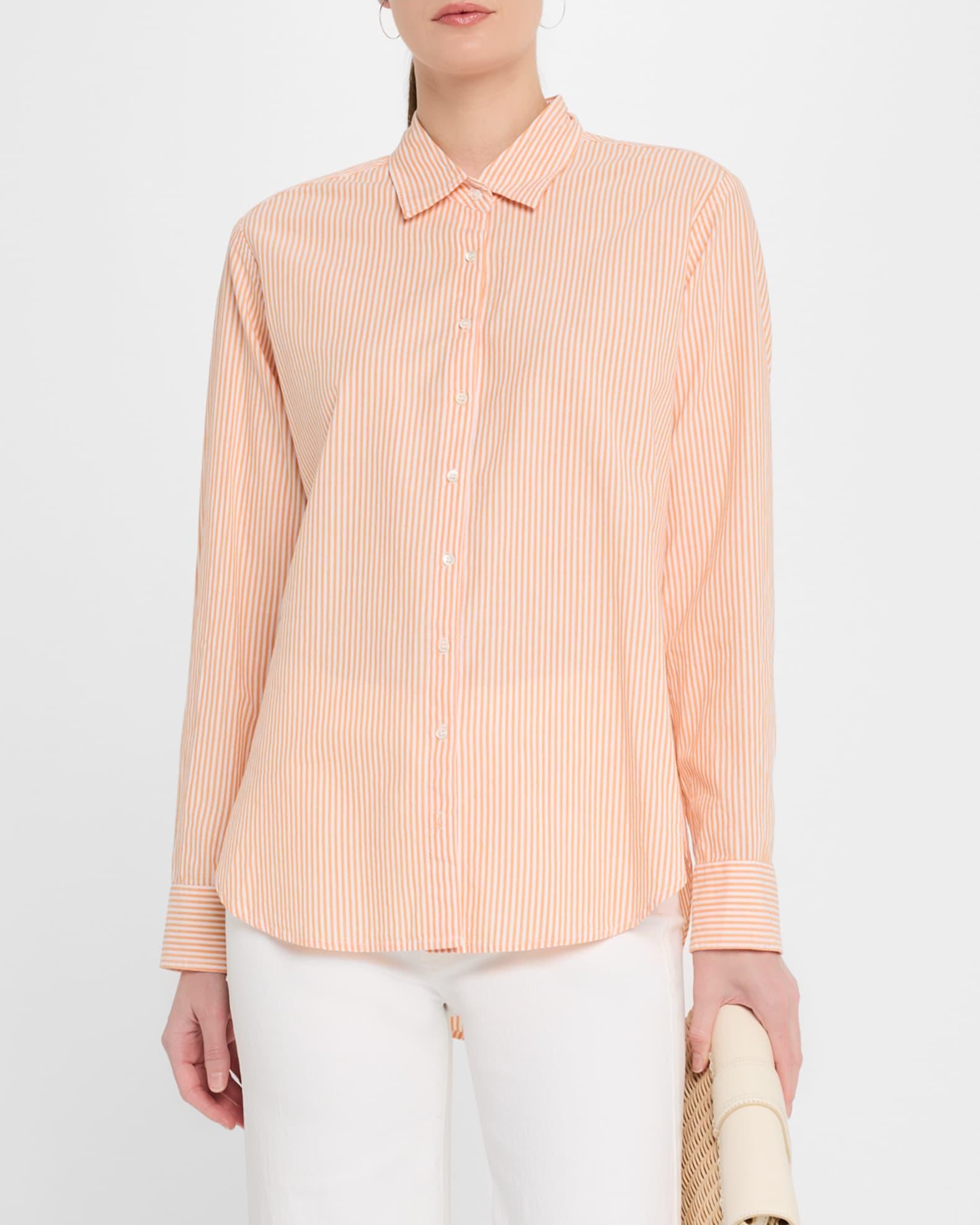 Beau Striped Button-Down Cotton Shirt Product Image