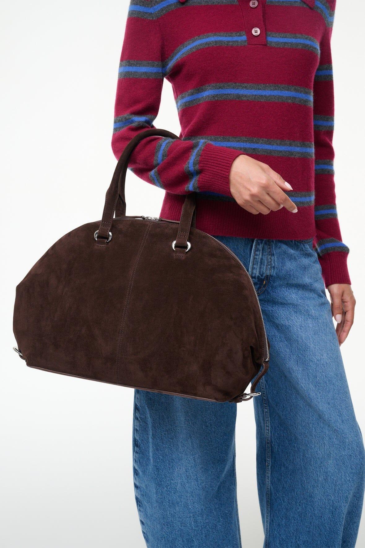 HESTER SATCHEL | ESPRESSO SUEDE Product Image