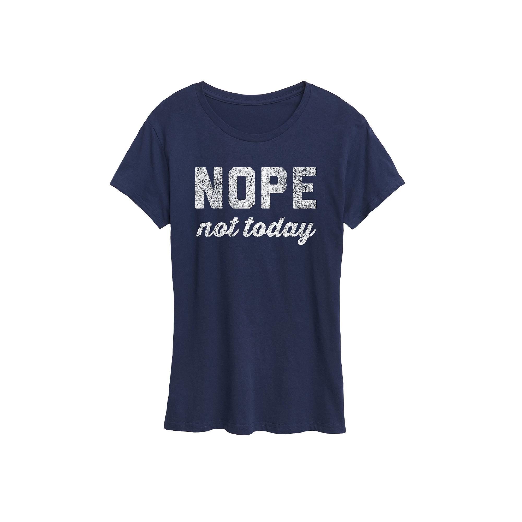 Women's Nope Not Today Graphic Tee, Girl's,  Product Image