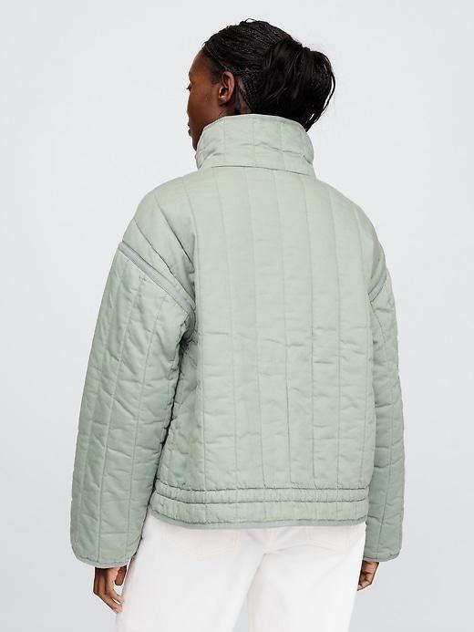 Oversized Quilted Liner Jacket Product Image