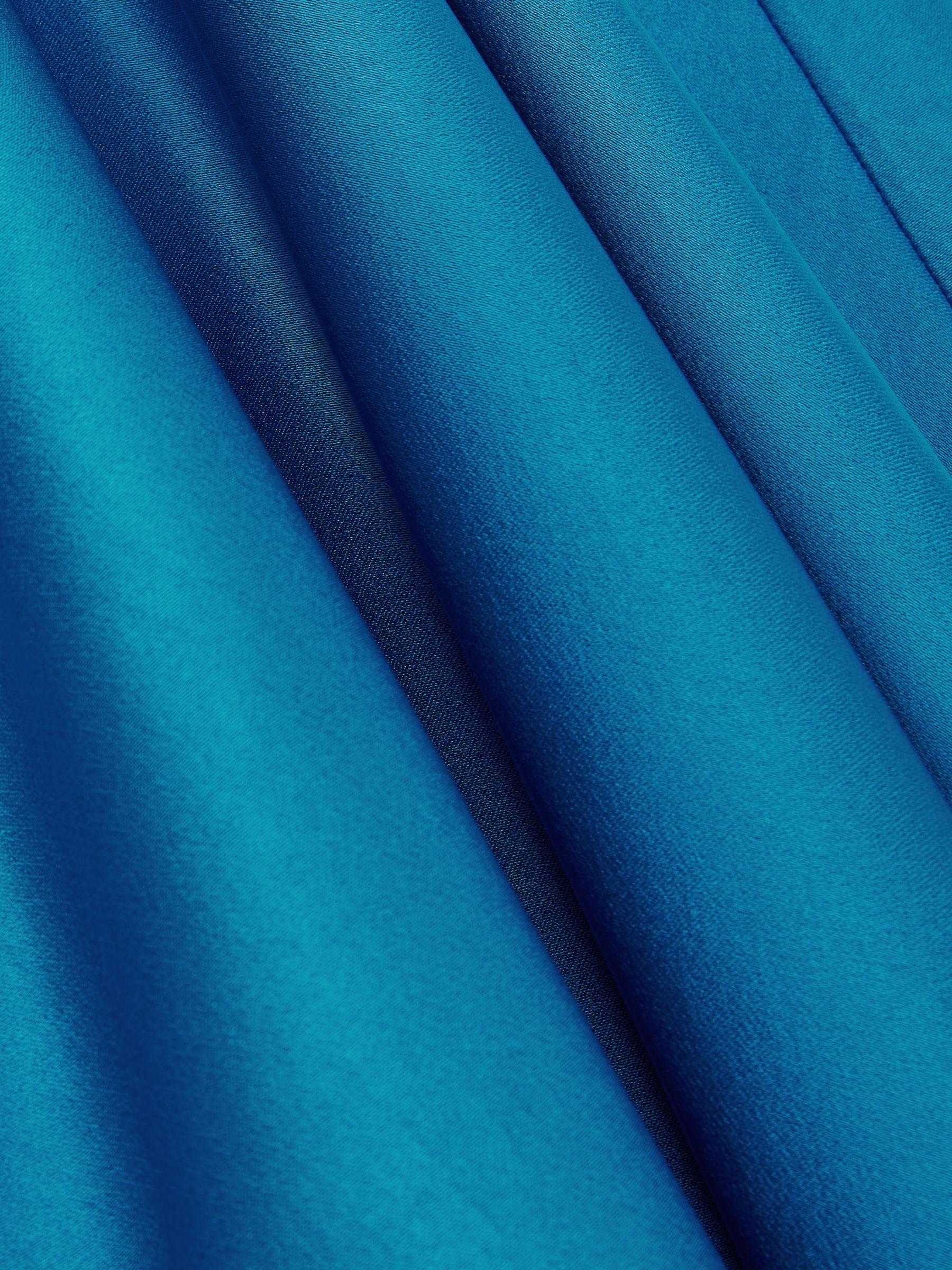 Petite Jersey Twist-Detail Midi Dress in Grey Product Image