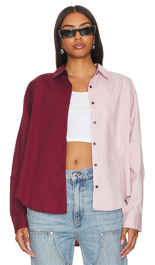 Sloane Oversized Button Down Shirt Product Image