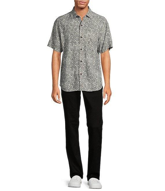 Tommy Bahama Big & Tall Veracruz Cay Sand Dollar Short Sleeve Woven Shirt Product Image