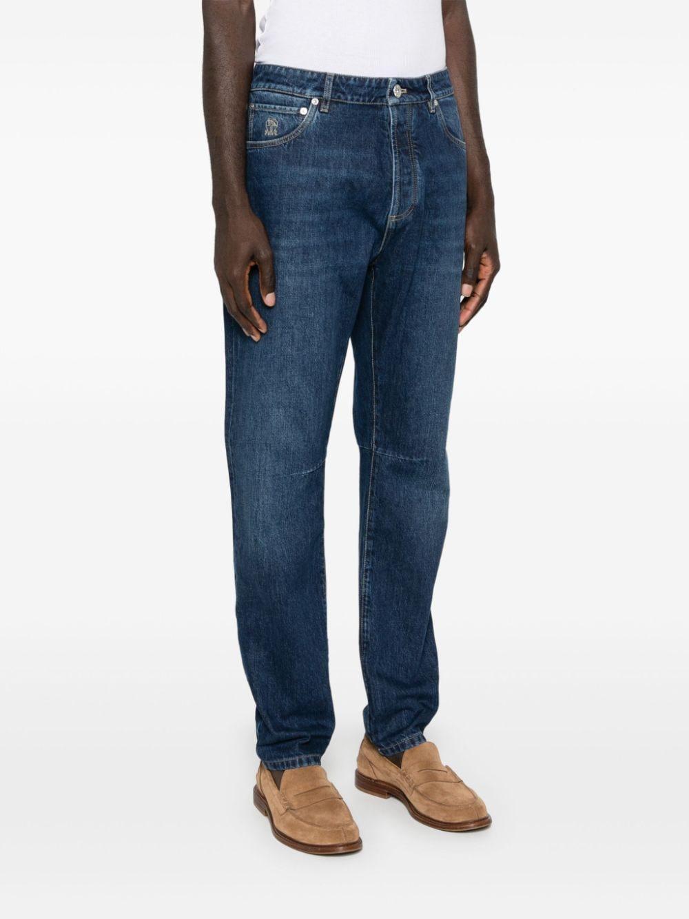 BRUNELLO CUCINELLI Leisure Fit Denim Jeans In Blue Product Image