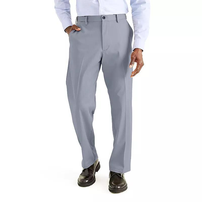 Men's Dockers® Stretch Easy Khaki Classic-Fit Flat-Front Pants, Size: 40X30, Black Product Image