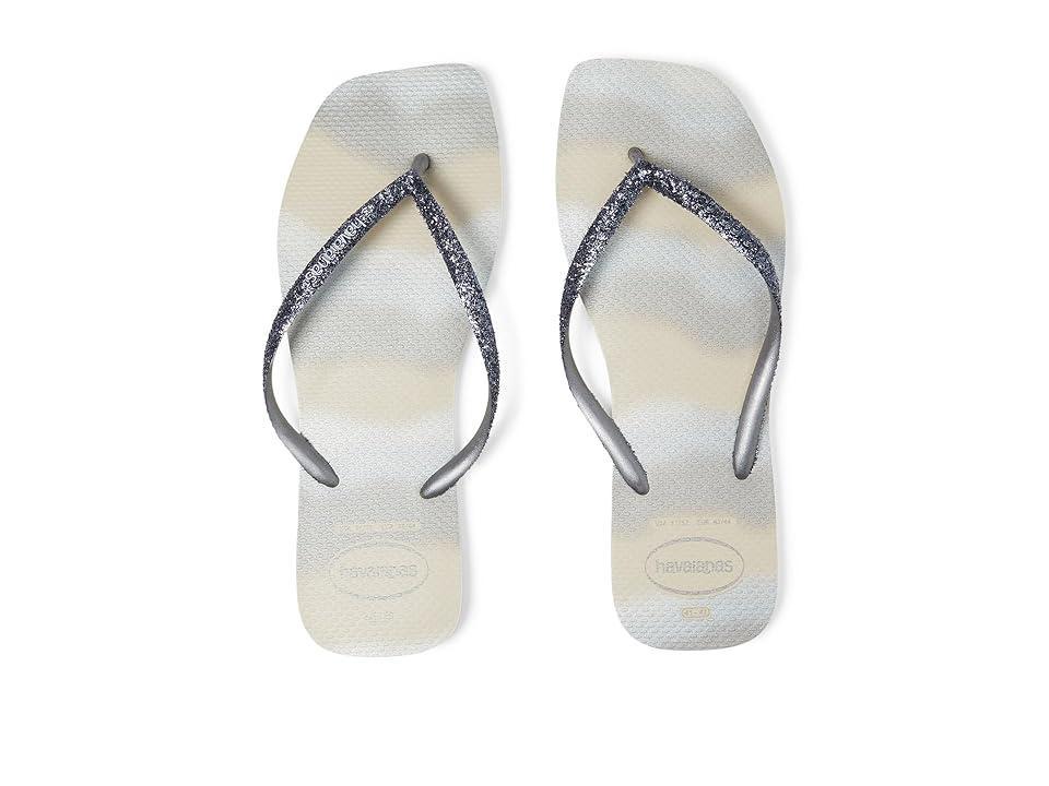 Havaianas Slim Square Glitter Party Women's Sandals Product Image