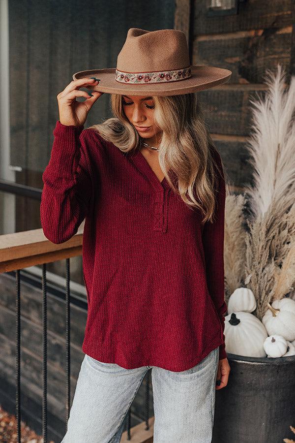 Around The Block Knit Top Product Image