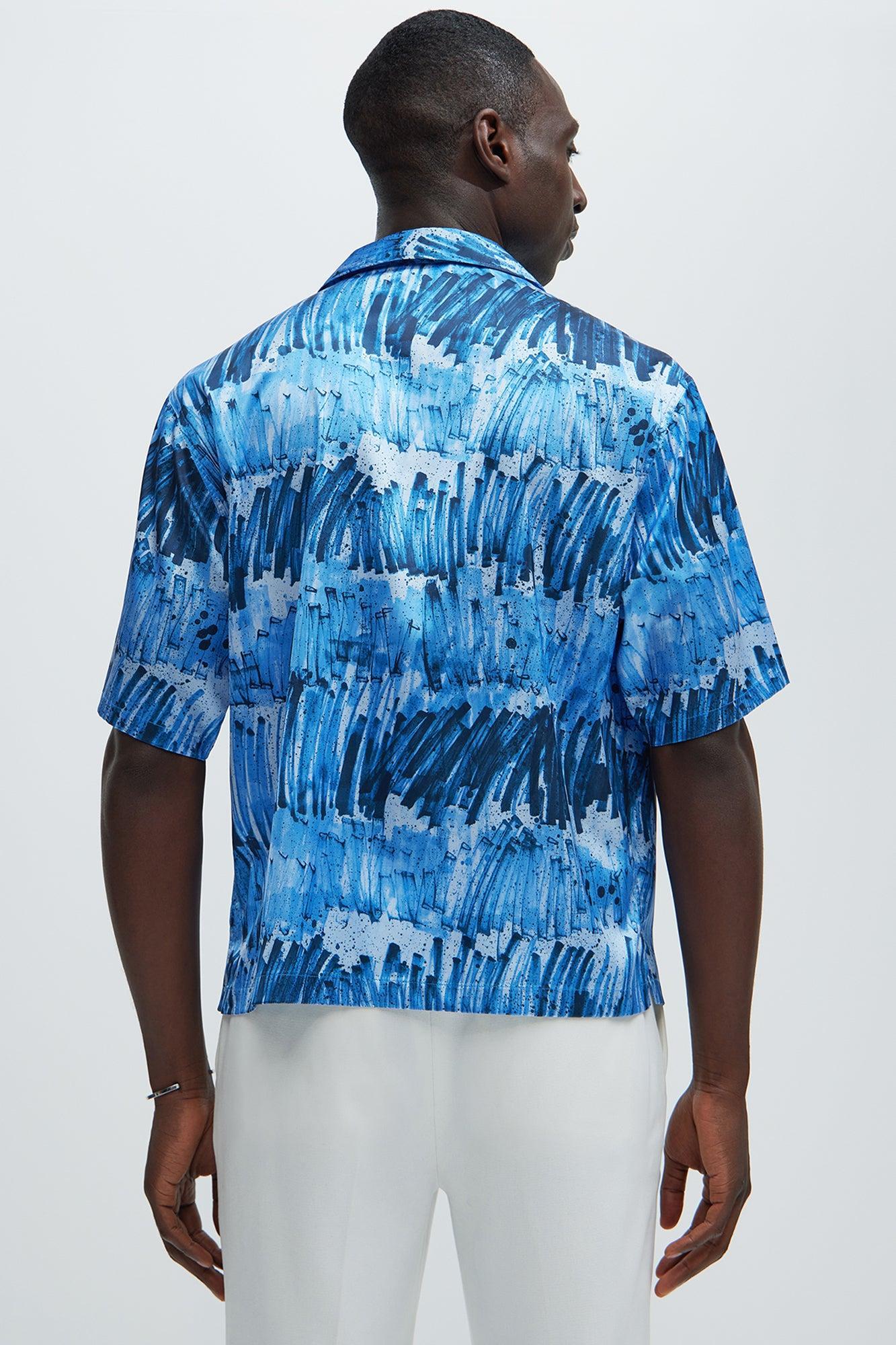 Calix Shirt - Blue/combo Product Image