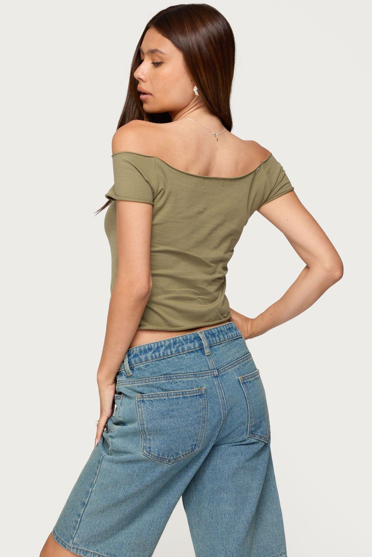 76 Off Shoulder Top Product Image