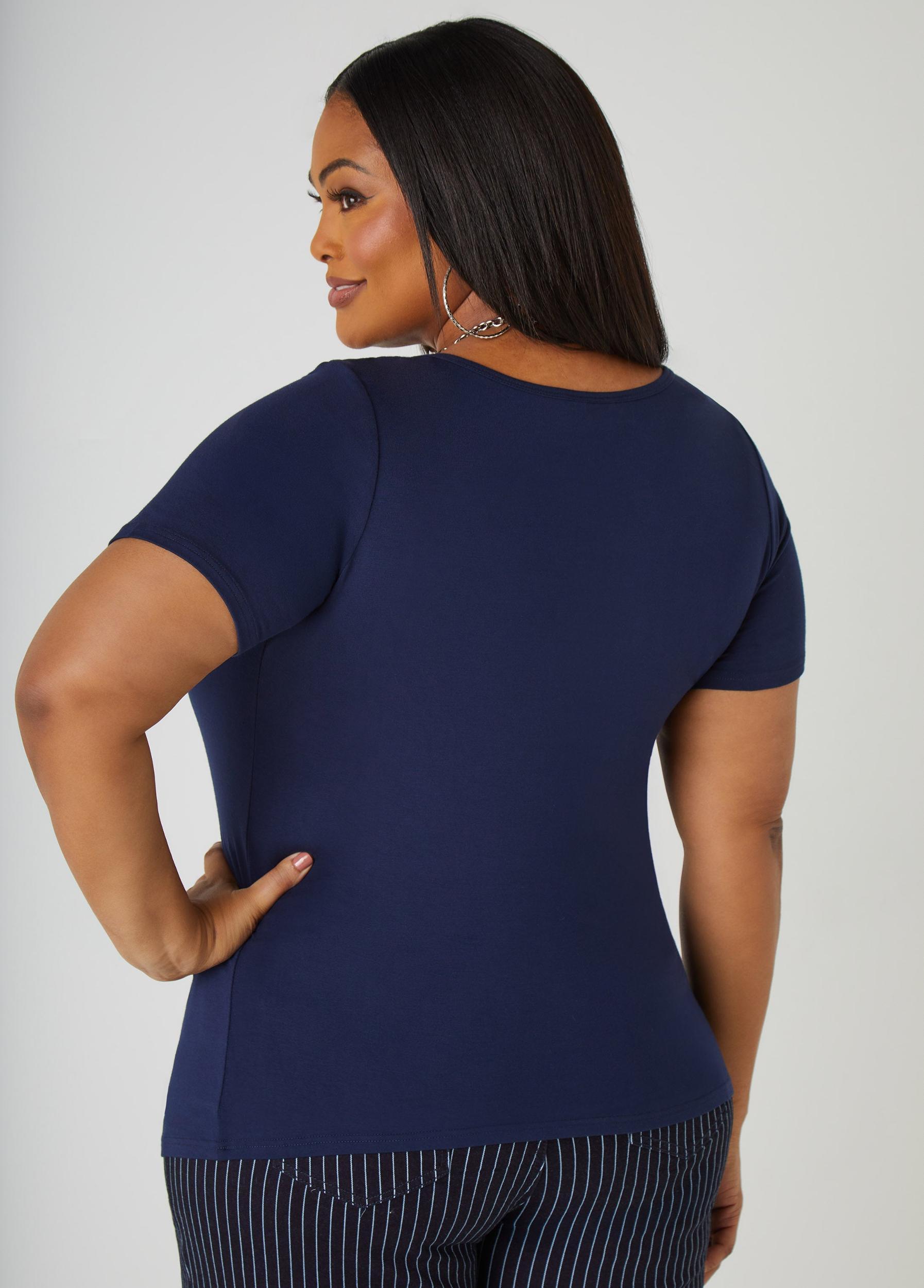 Cuffed Pinstriped Denim Shorts Product Image