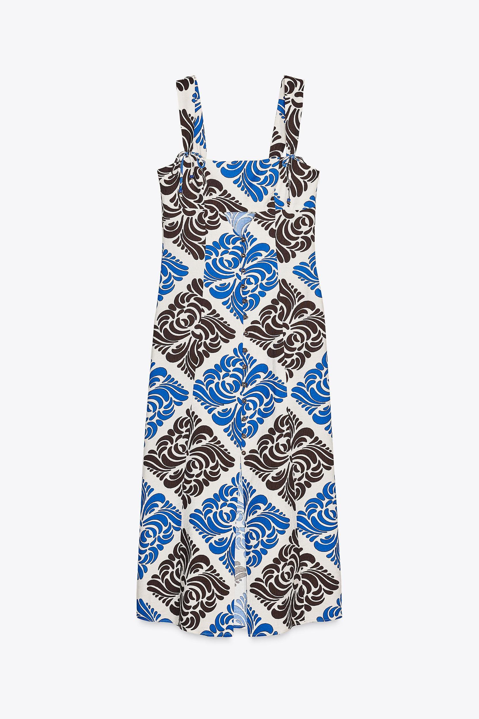 PRINTED MIDI DRESS Product Image