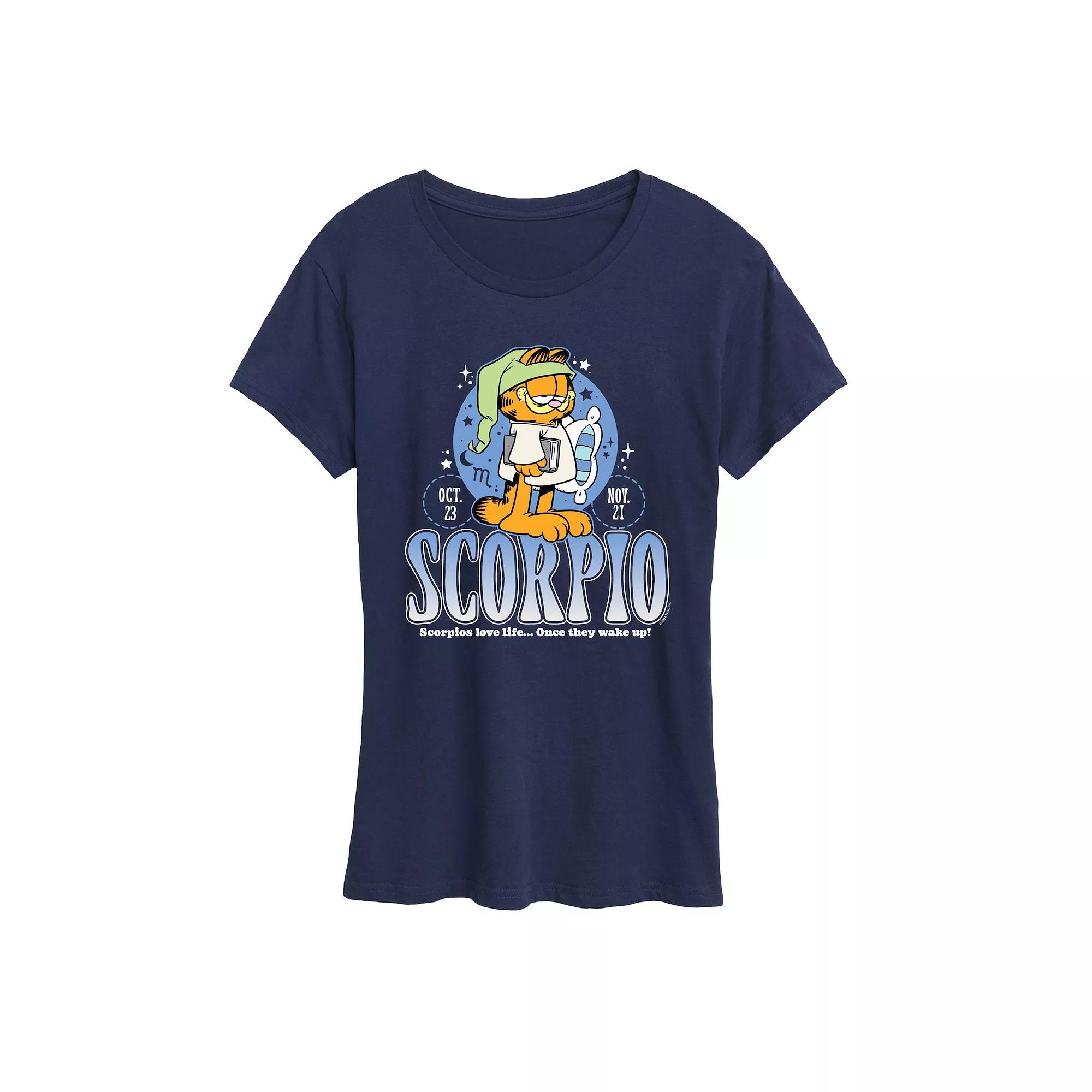 Plus Garfield Scorpio Graphic Tee, Women's,  Product Image