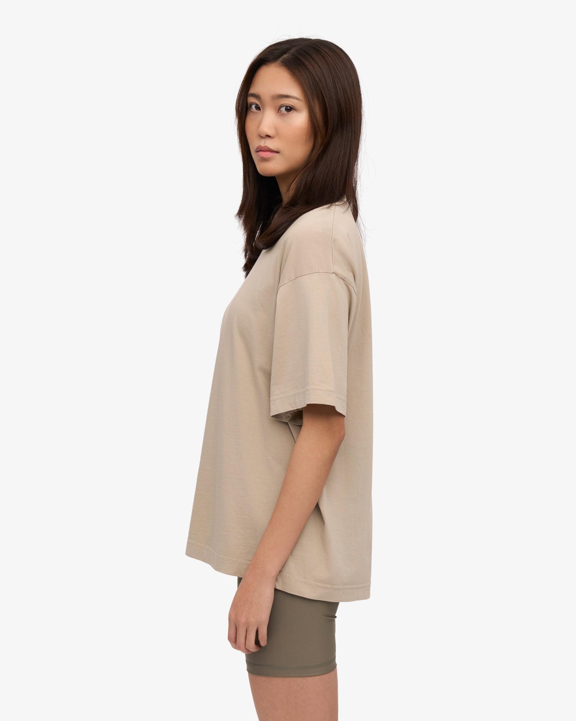 Oversized Organic T-Shirt - Oyster Grey Product Image