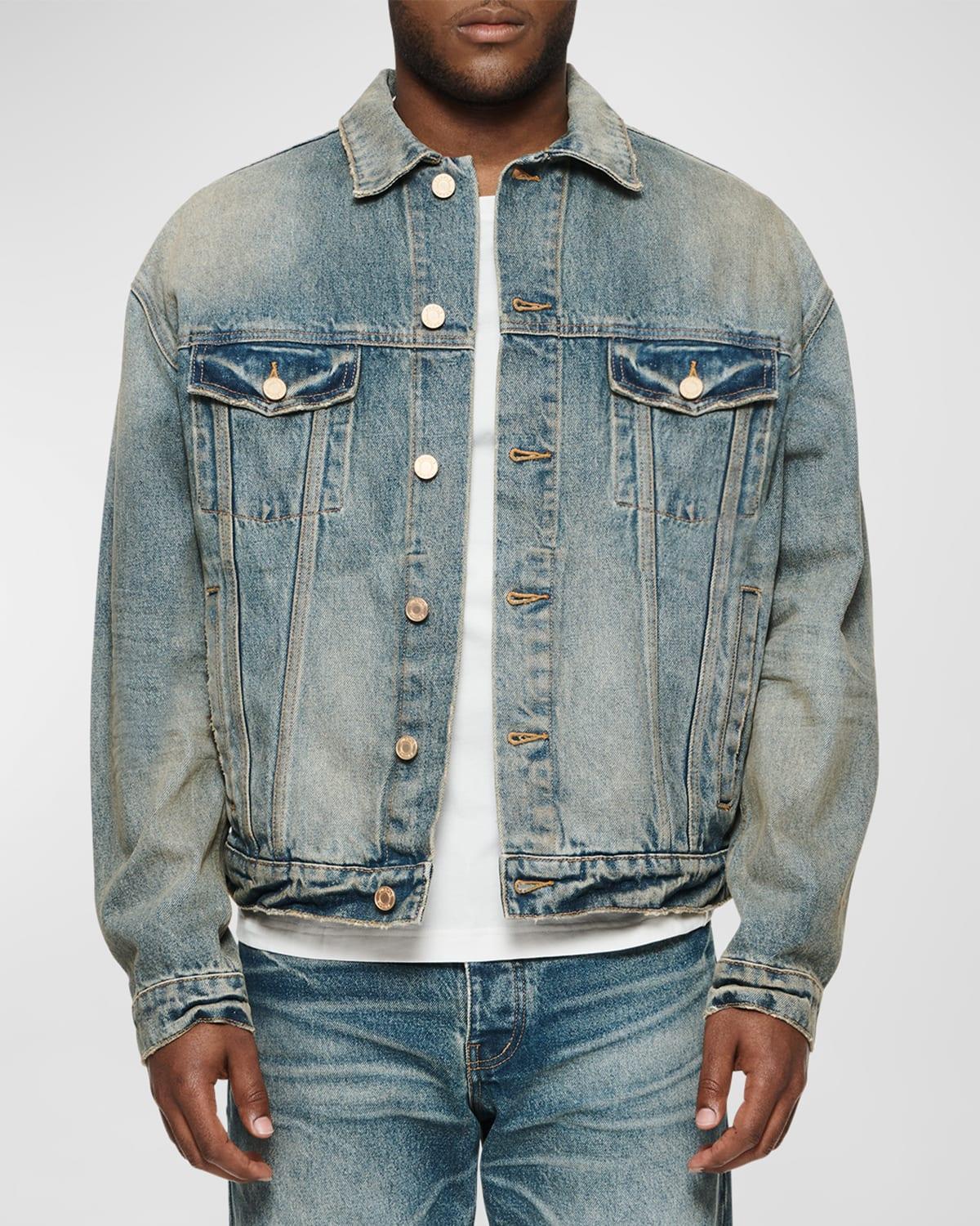 Mens Oversize Vintage Denim Jacket Product Image