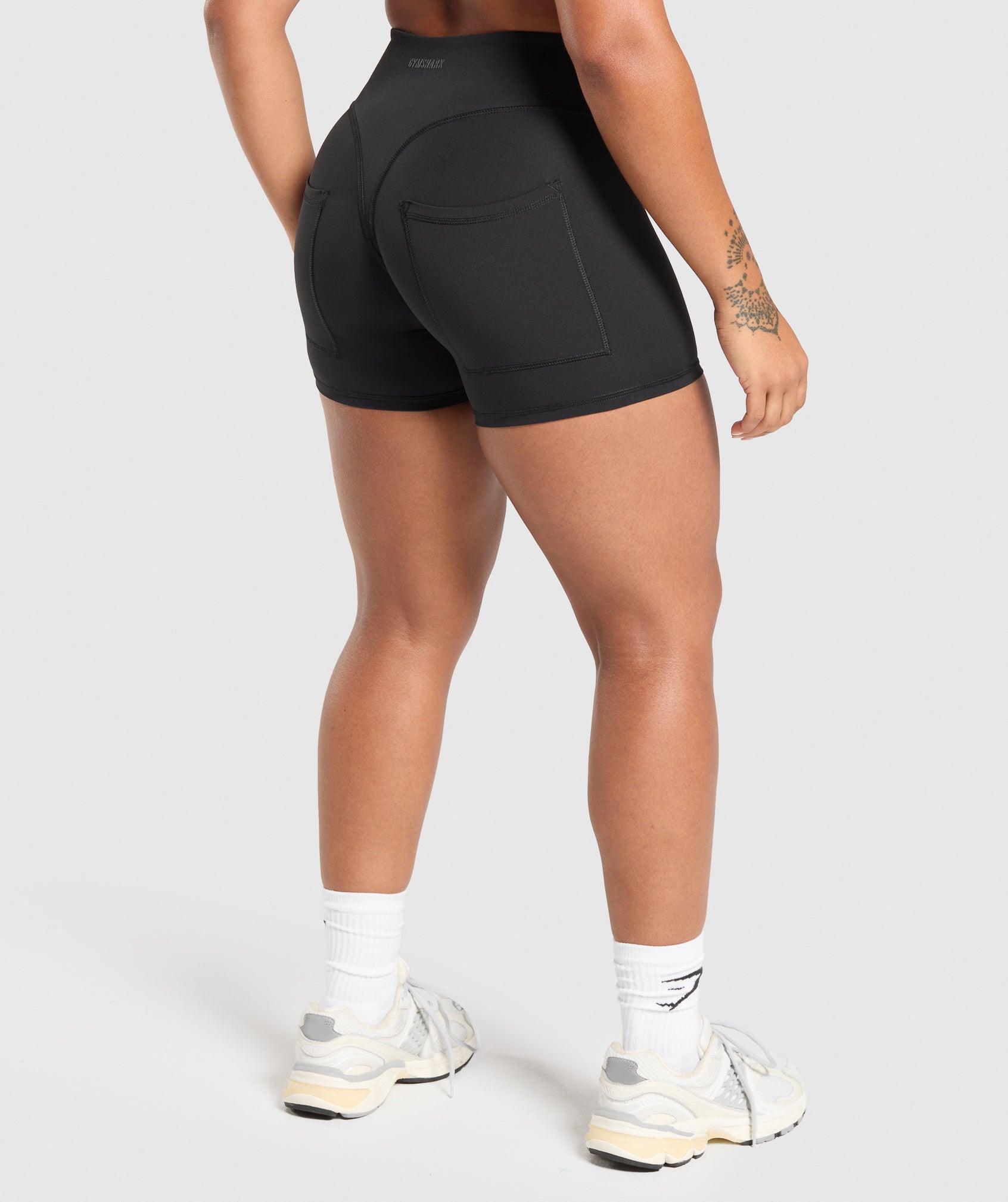 Gymshark Superset Pocket Shorts - Black Female Product Image