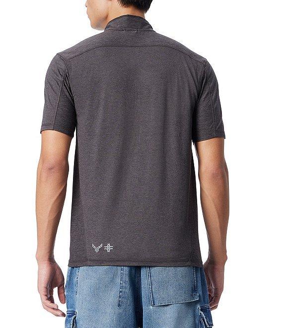 Cross Eyed Moose Short Sleeve Performance Quarter-Zip Pullover Product Image
