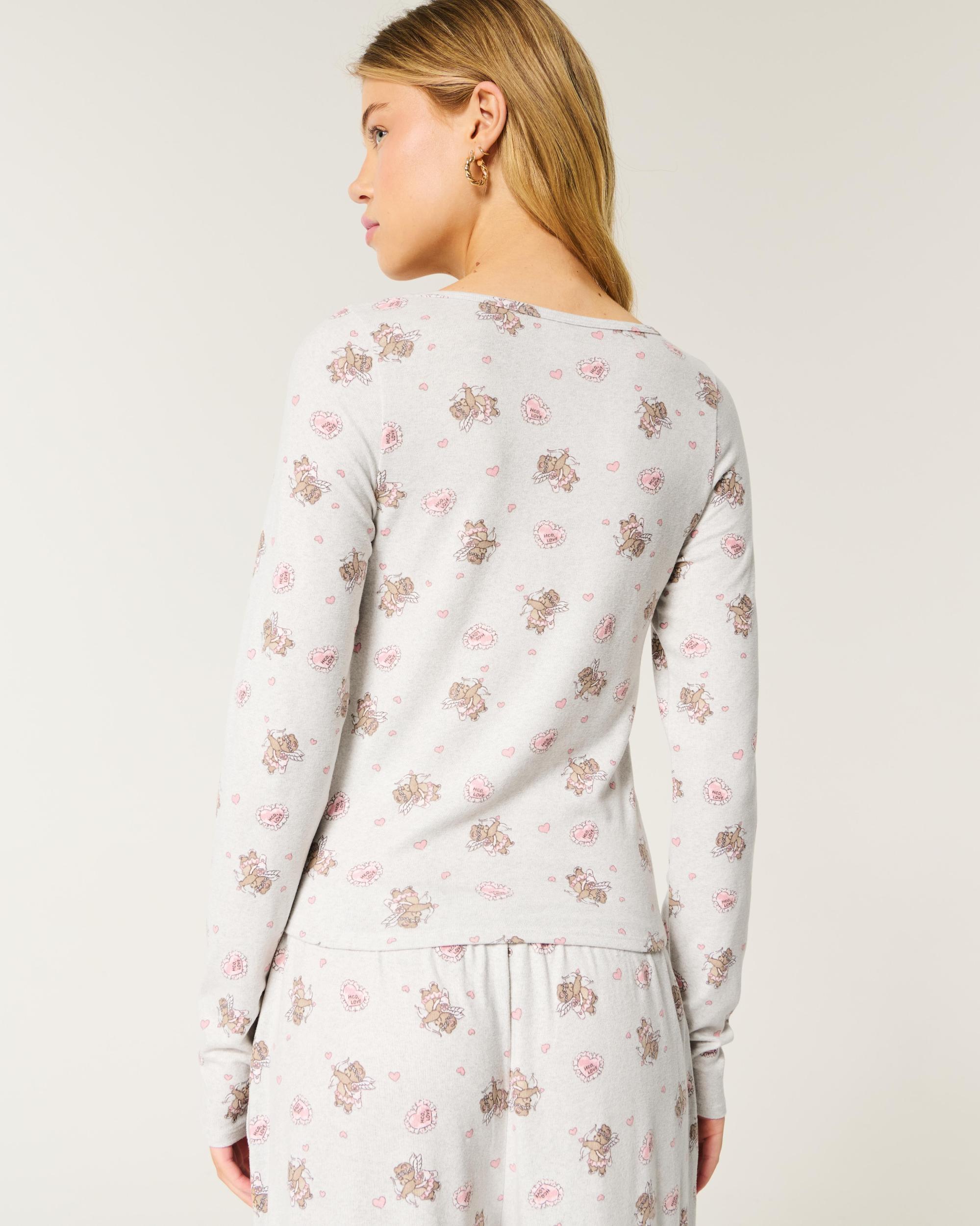 Cozy Berry Pattern Pajama Top Product Image
