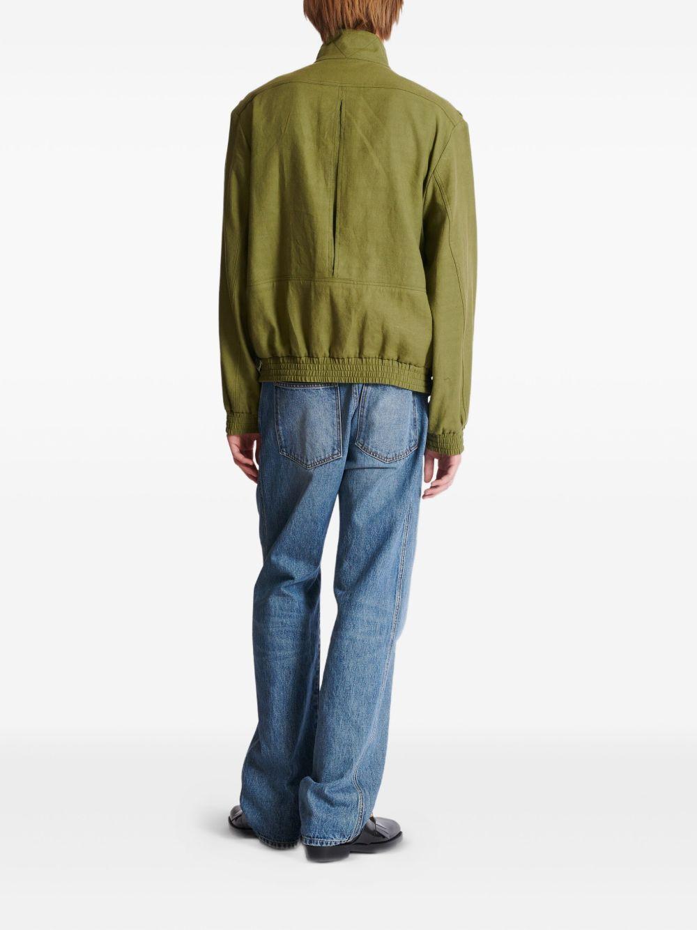 logo-print jacket Product Image