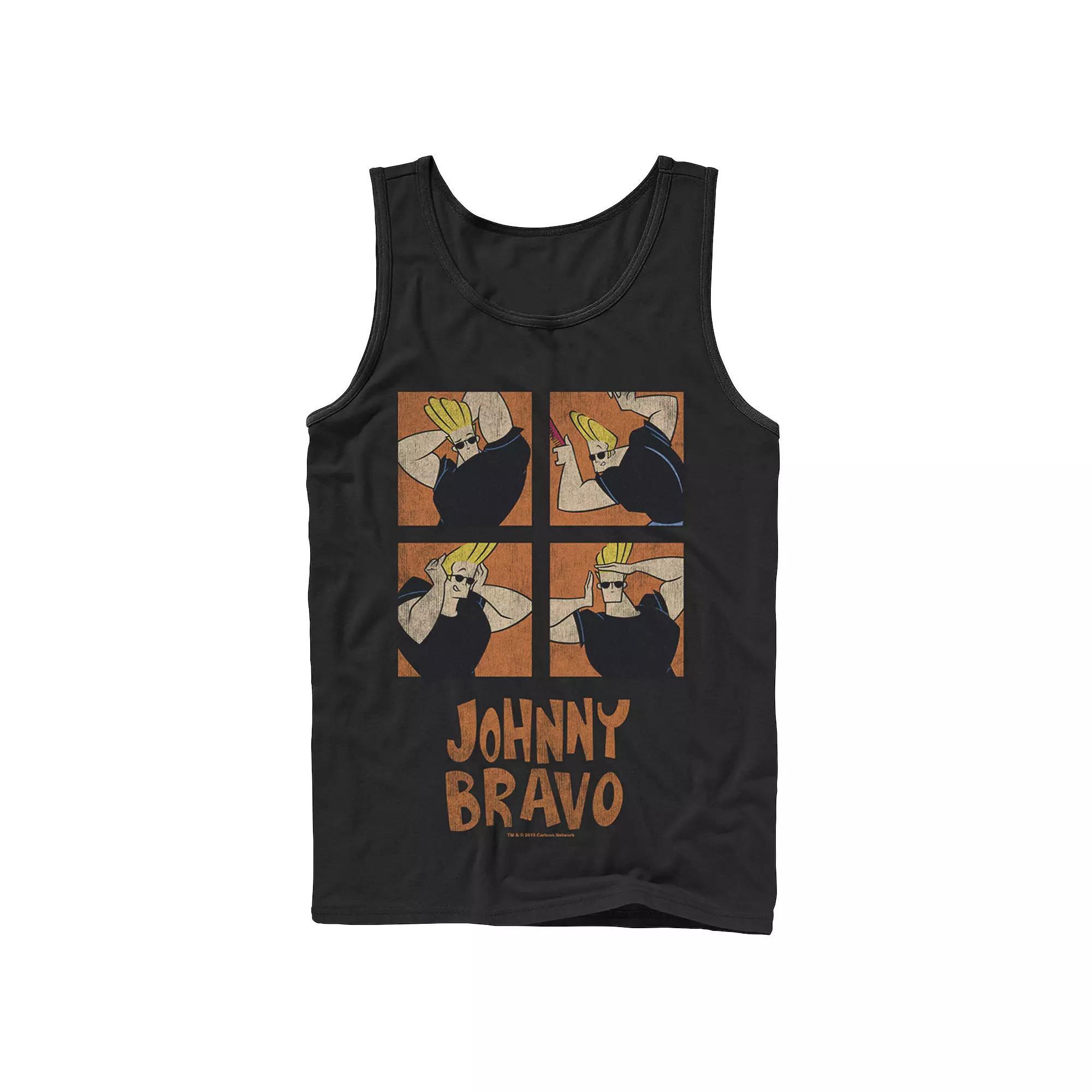 Men's Jurassic Park Neon Gradient Scene Tank Top,  Product Image
