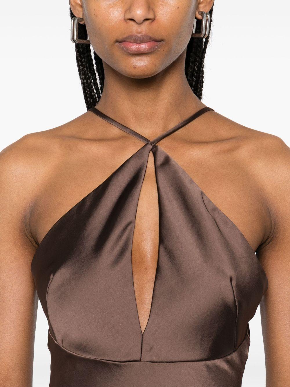 satin maxi dress Product Image