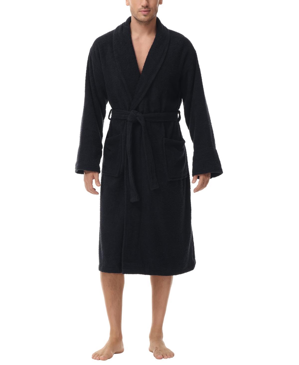 Men's INK+IVY Cotton Terry Robe, Size: XS/Small, Med Blue Product Image