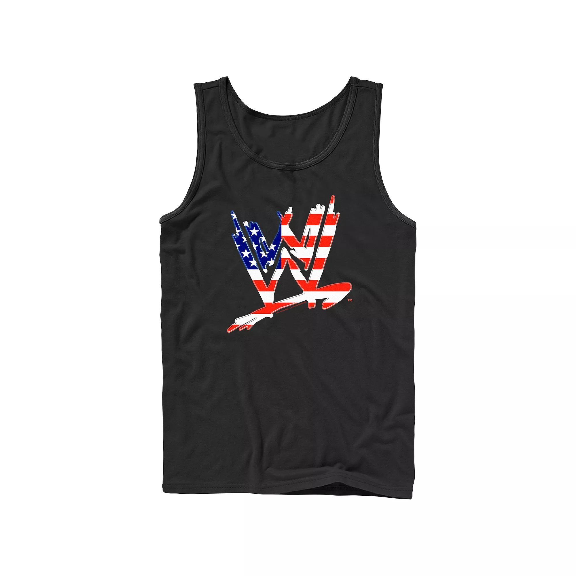 Men's WWE USA Flag Americana Graphic Tank Top,  Product Image