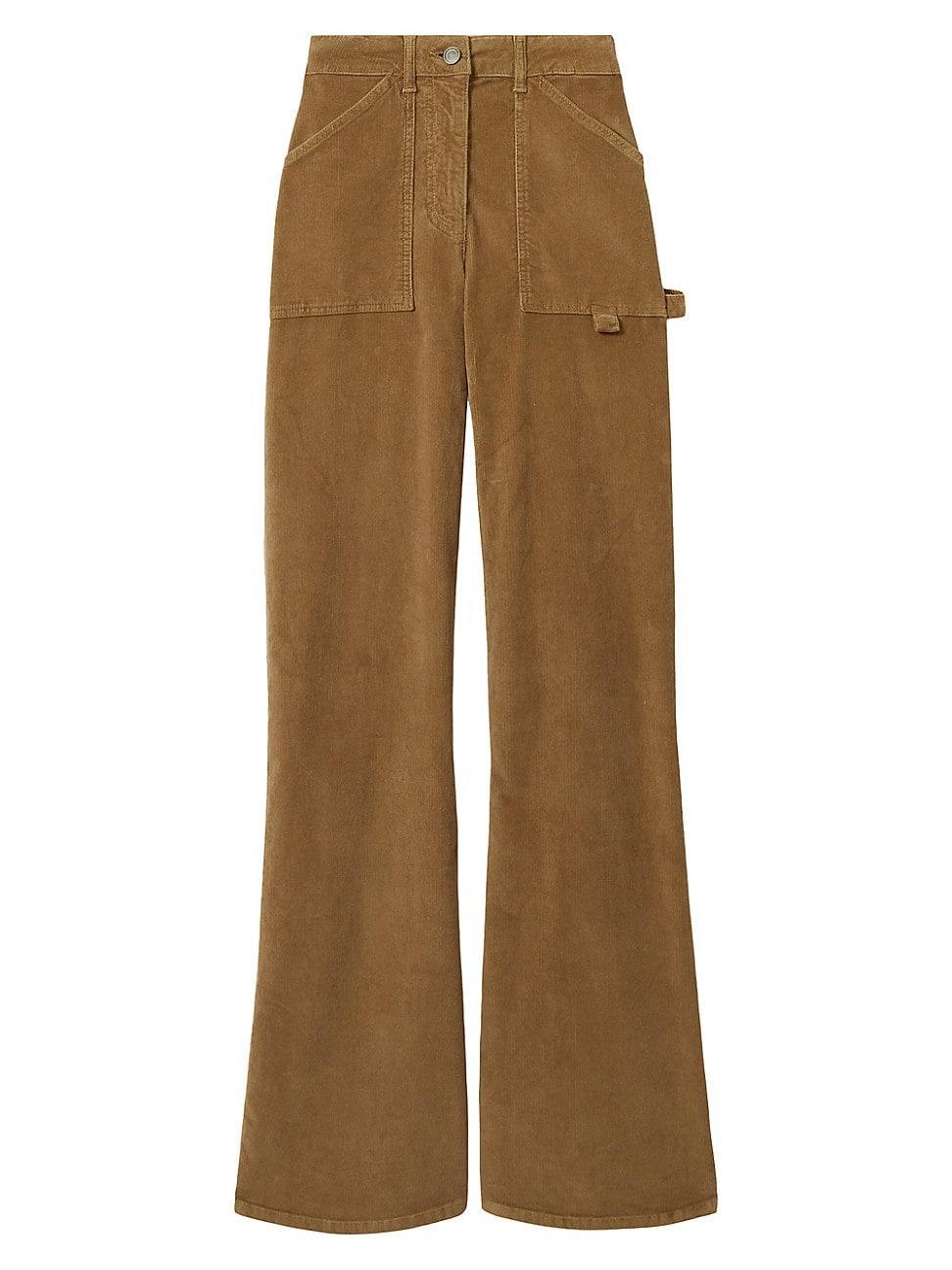 Womens Marie Corduroy Flare Trousers Product Image