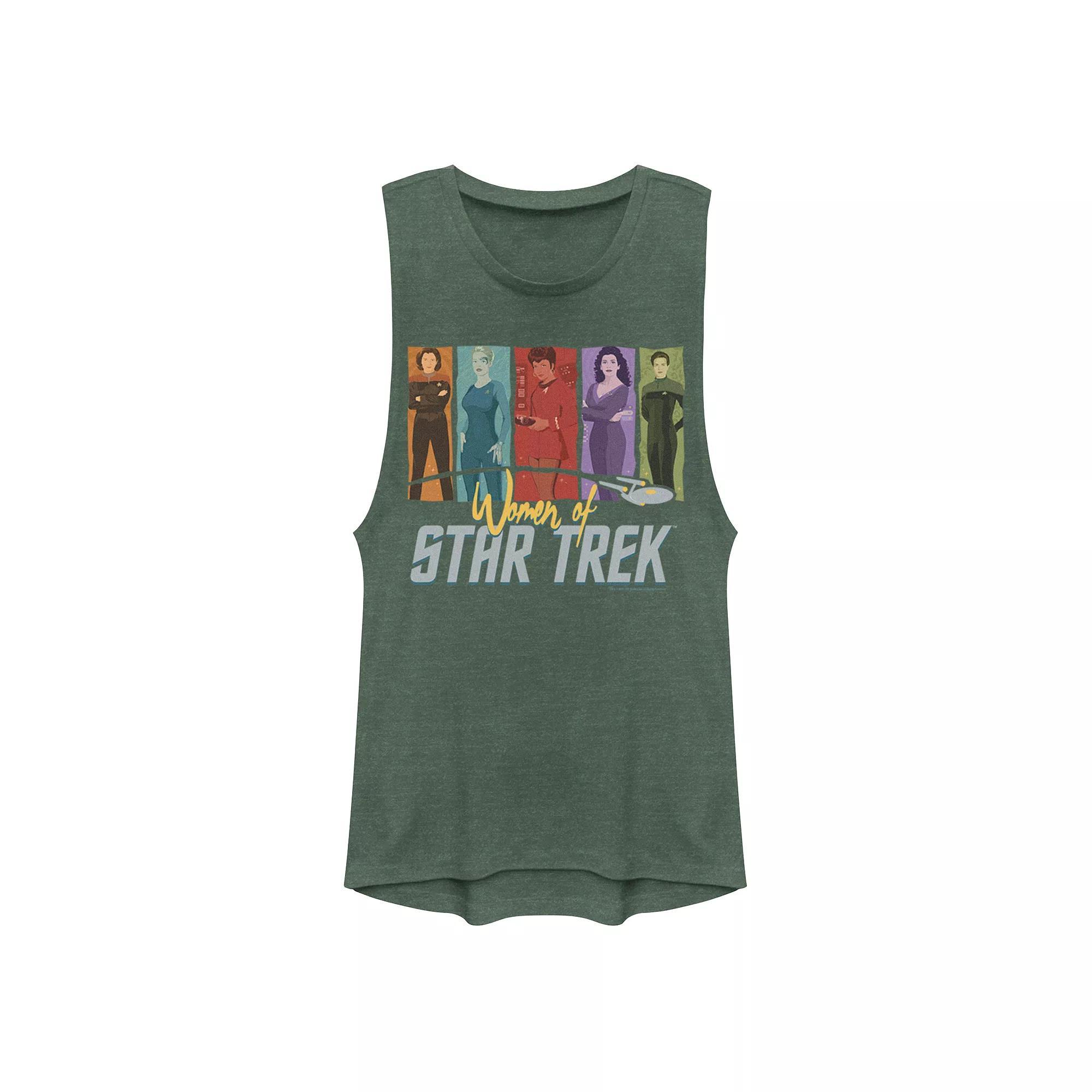Juniors' Star Trek Women of Trek Muscle Tank Top, Girl's,  Product Image