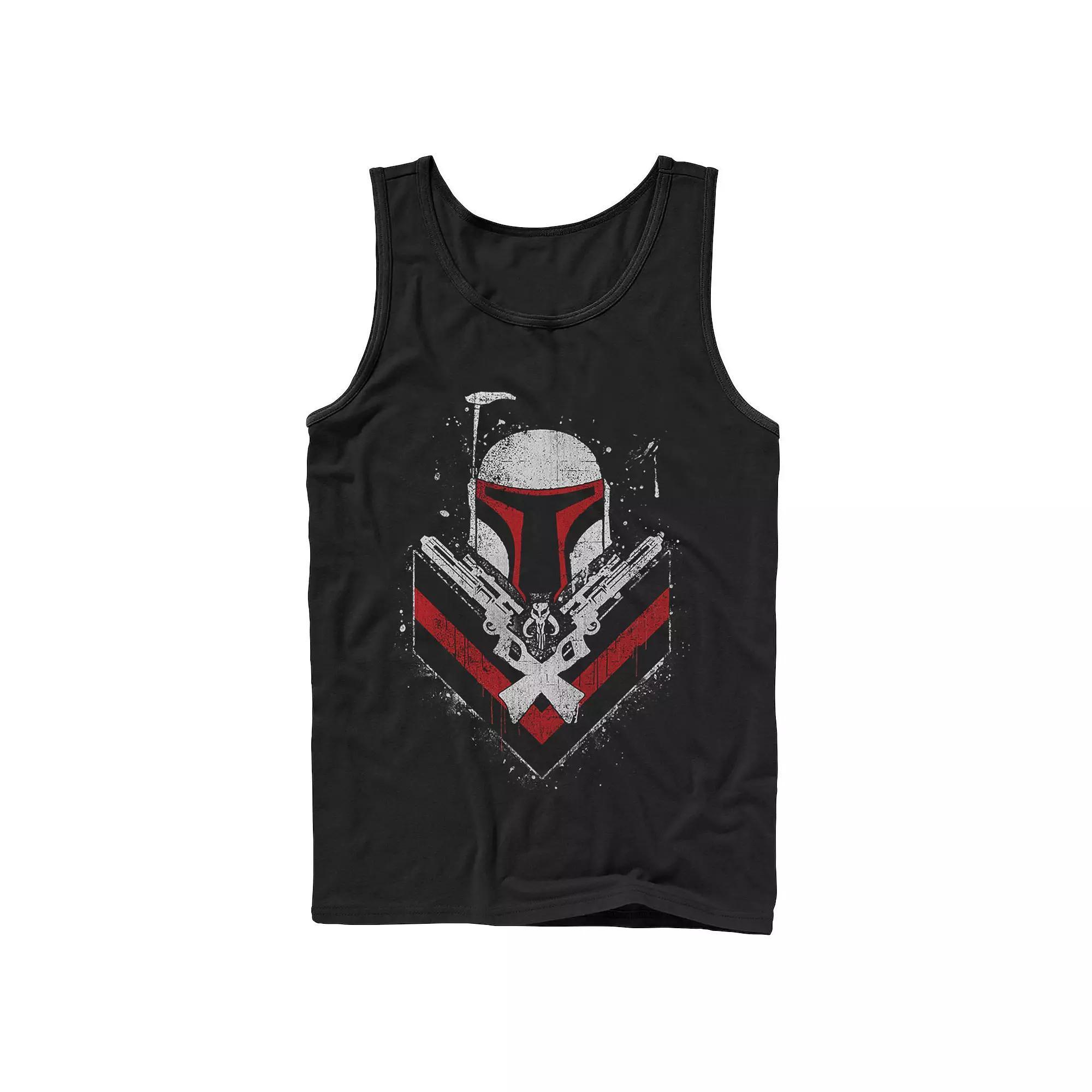 Men's Star Wars Boba Fett No Threats Only Promises Tank Top, Size: Large, Black Product Image