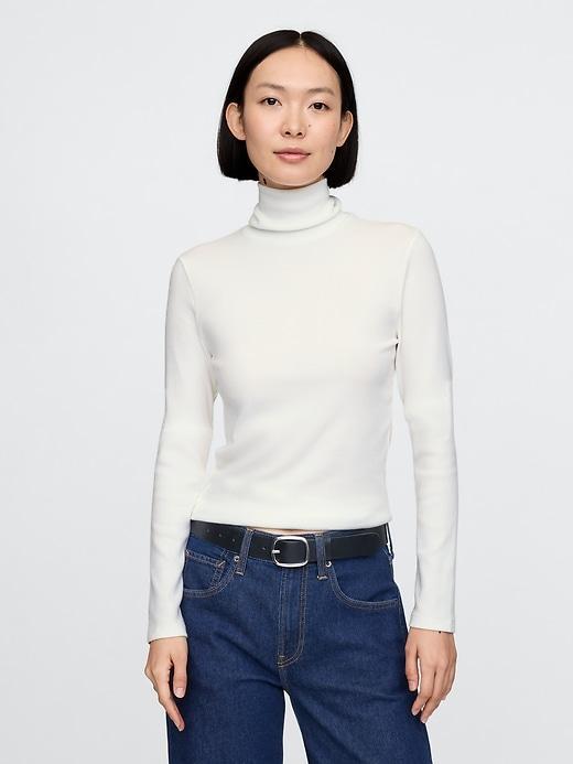 Modern Rib Turtleneck Product Image