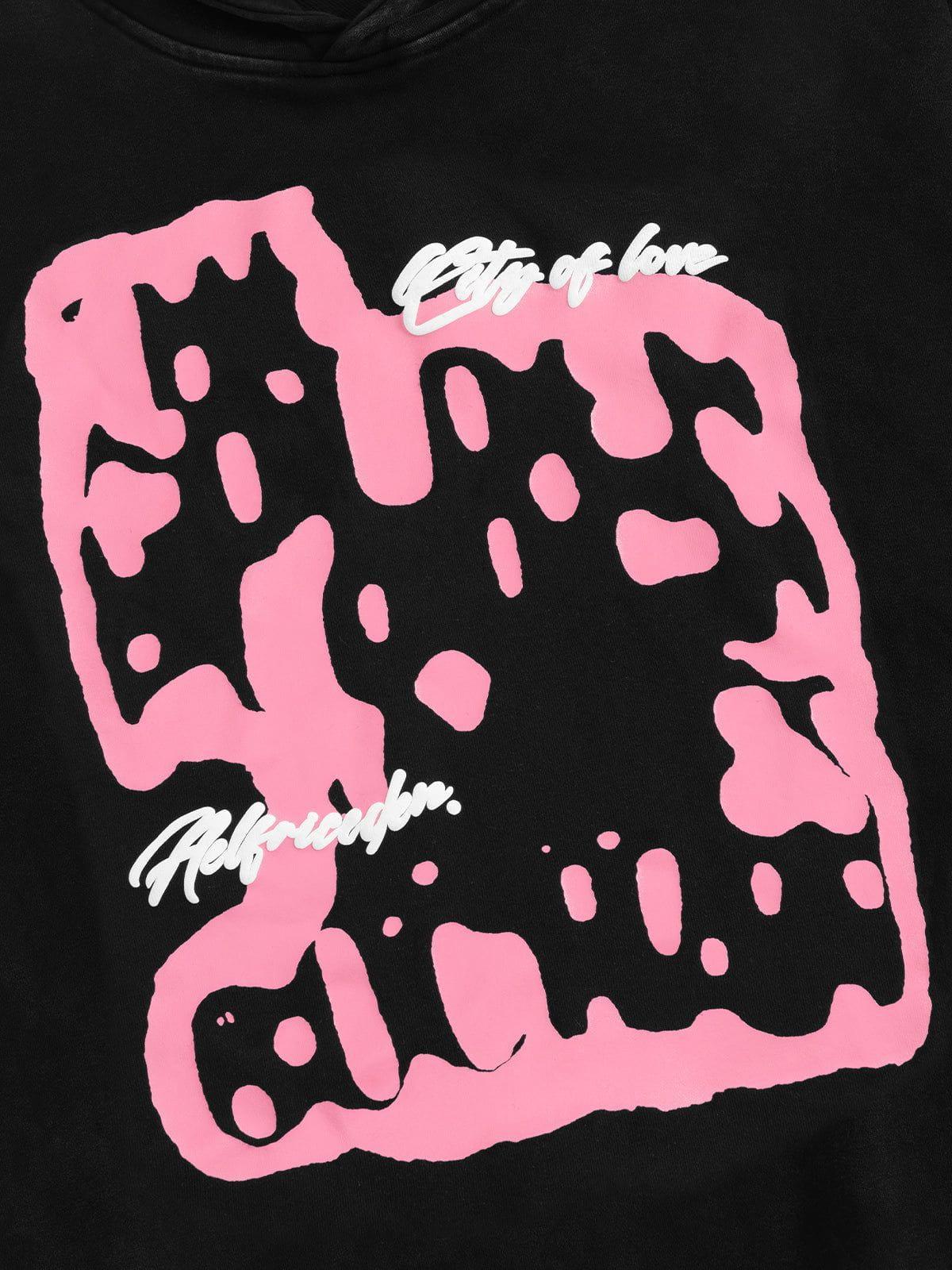 Aelfric Eden Oversized Abstraction Graphic Hoodie Product Image