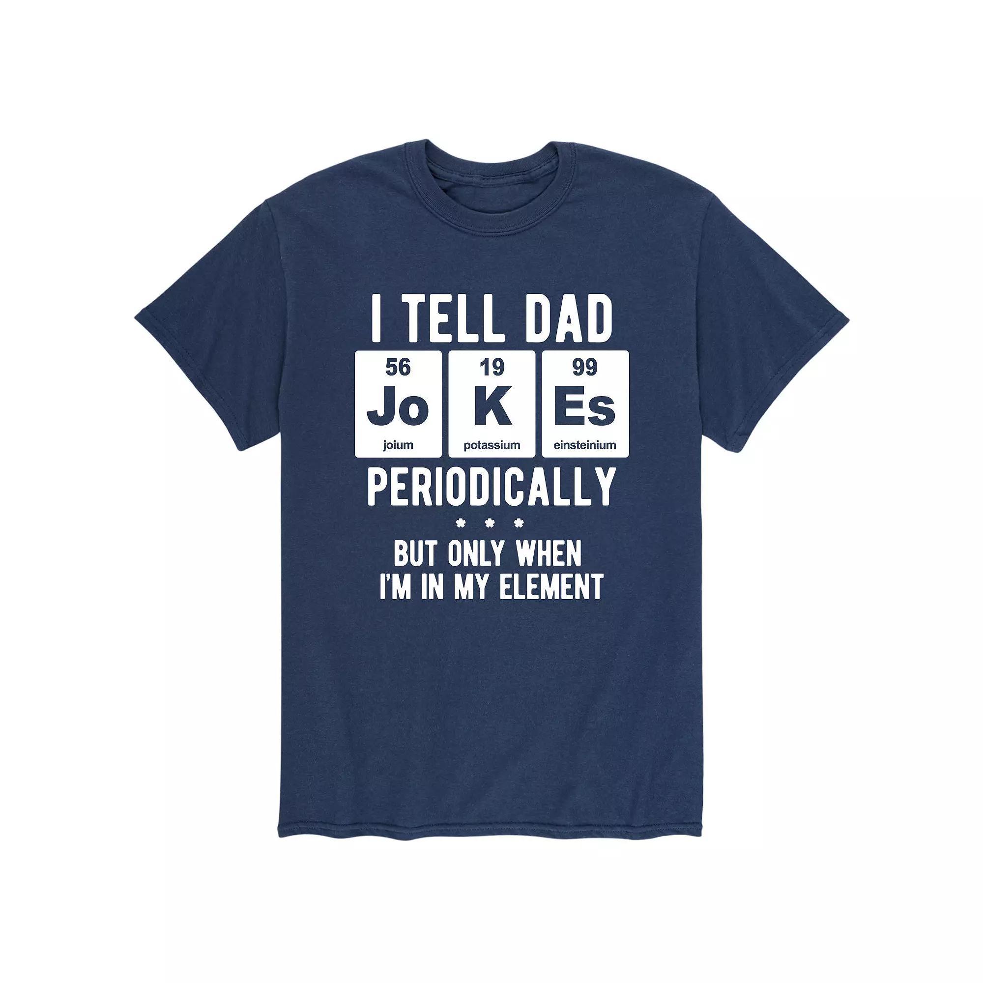 Men's Dad Jokes Periodically Tee,  Product Image