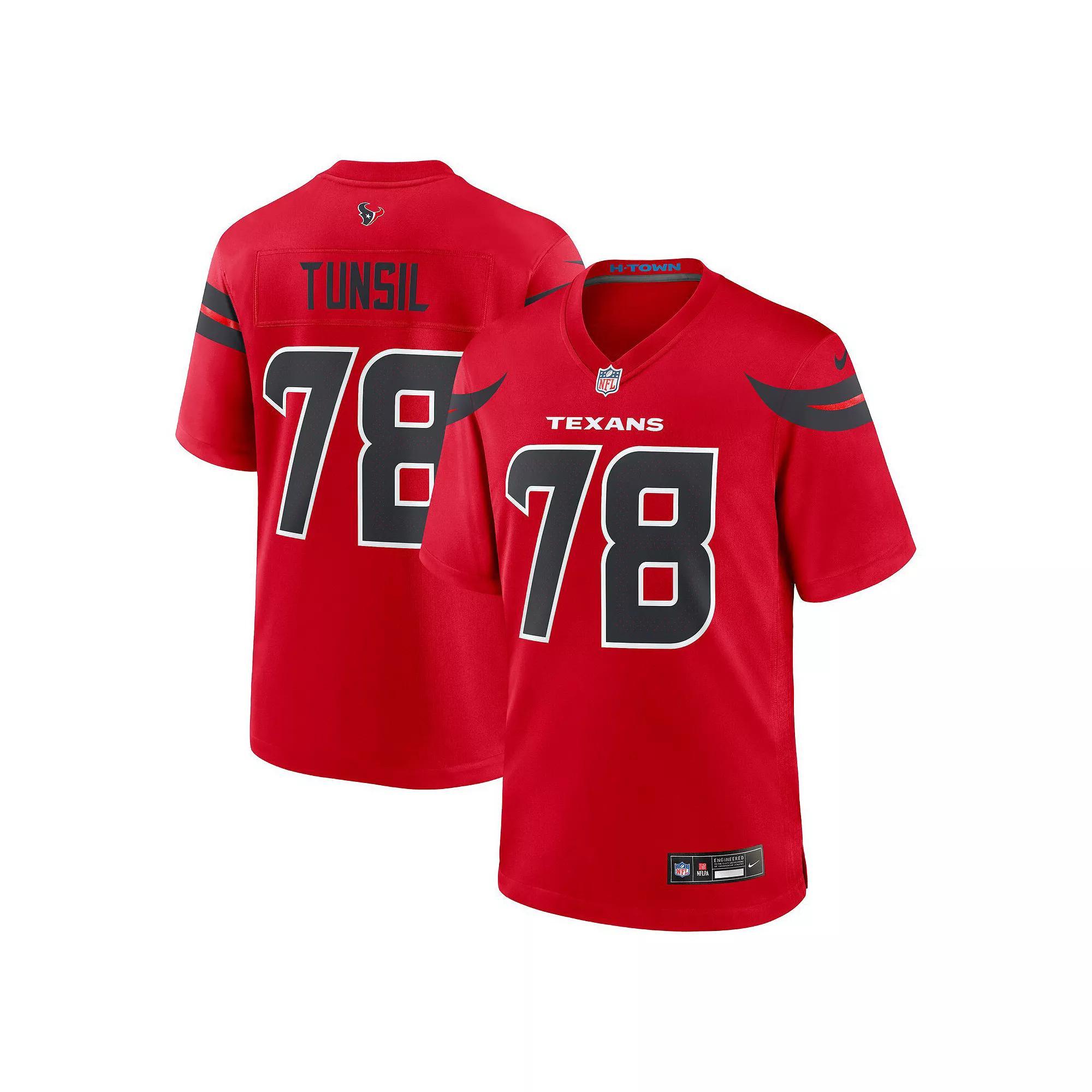 Men's Nike Laremy Tunsil  Red Houston Texans Alternate Game Jersey, Size: Small Product Image
