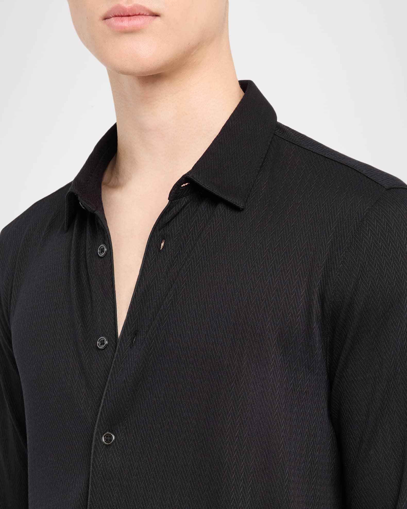 Men's Caserta Chevron Button-Down Shirt Product Image