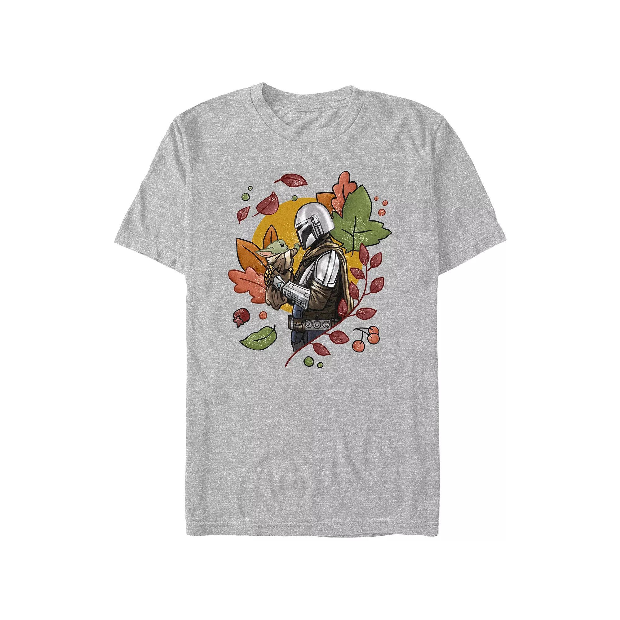 Men's Star Wars The Mandalorian Fall Hug Graphic Tee,  Product Image