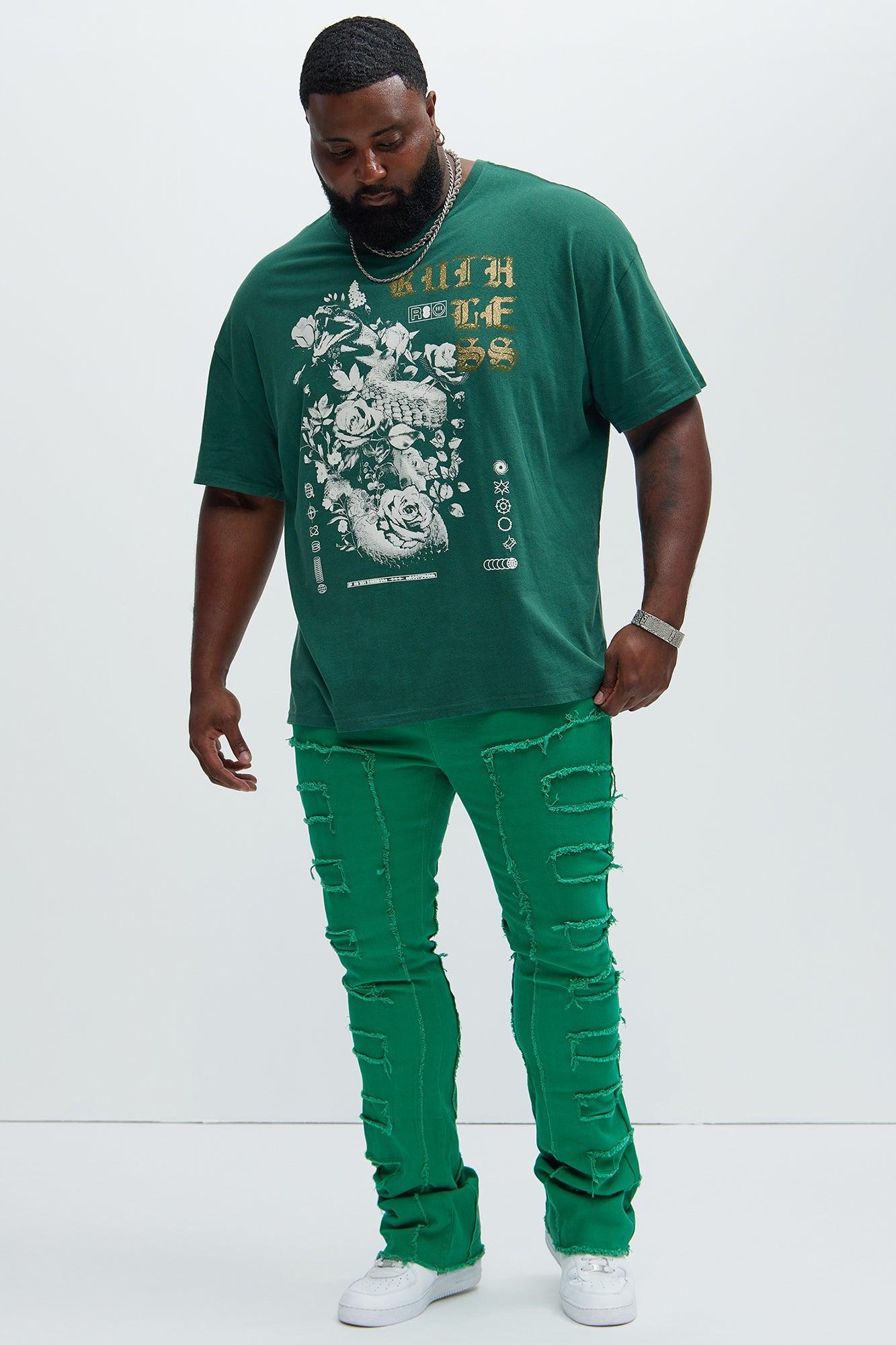 Ruthless Oversized Short Sleeve Tee - Hunter Product Image