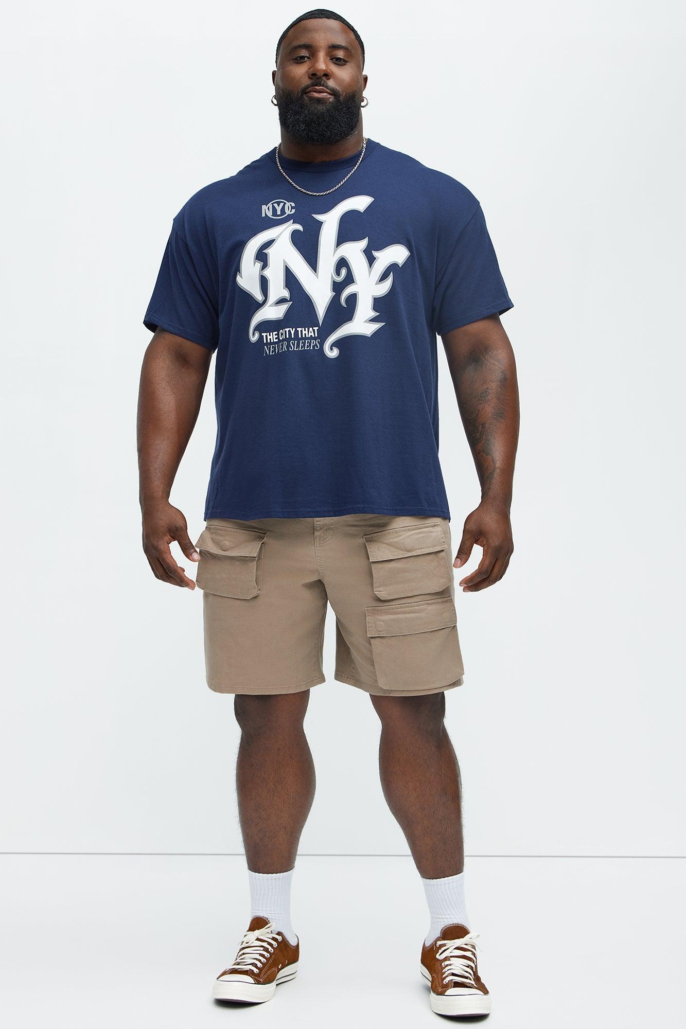 NY Never Sleeps Short Sleeve Tee - Navy Product Image