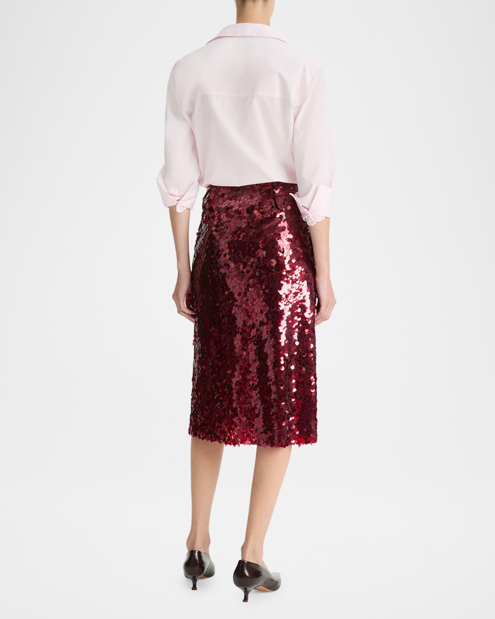 Lucite Straight Sequin Skirt Product Image