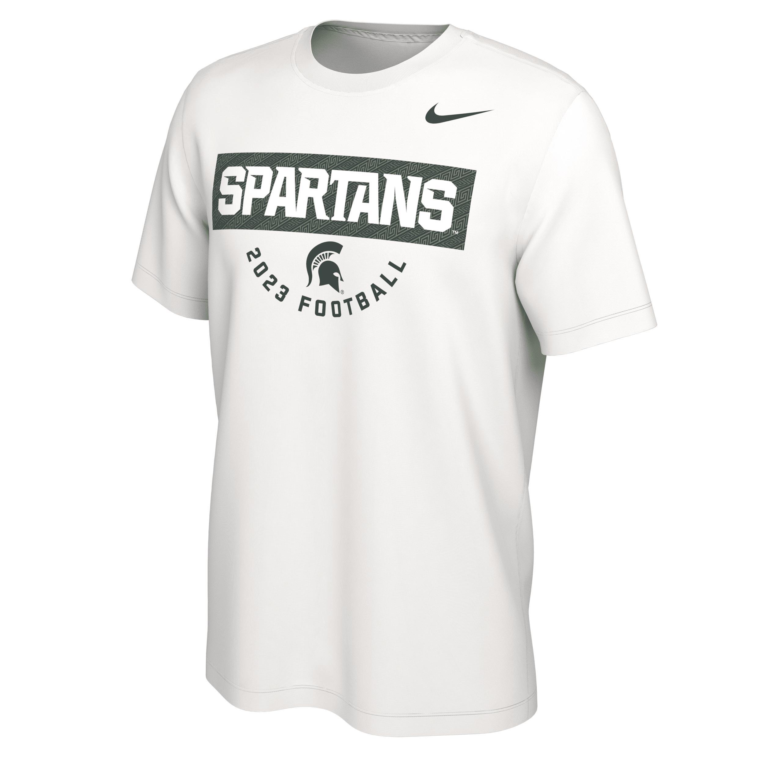 Men's Nike White Michigan State Spartans 2023 Fan T-Shirt, Size: XL Product Image