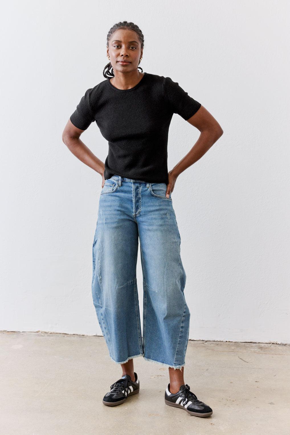 The Short Sleeve Sweater Top Product Image