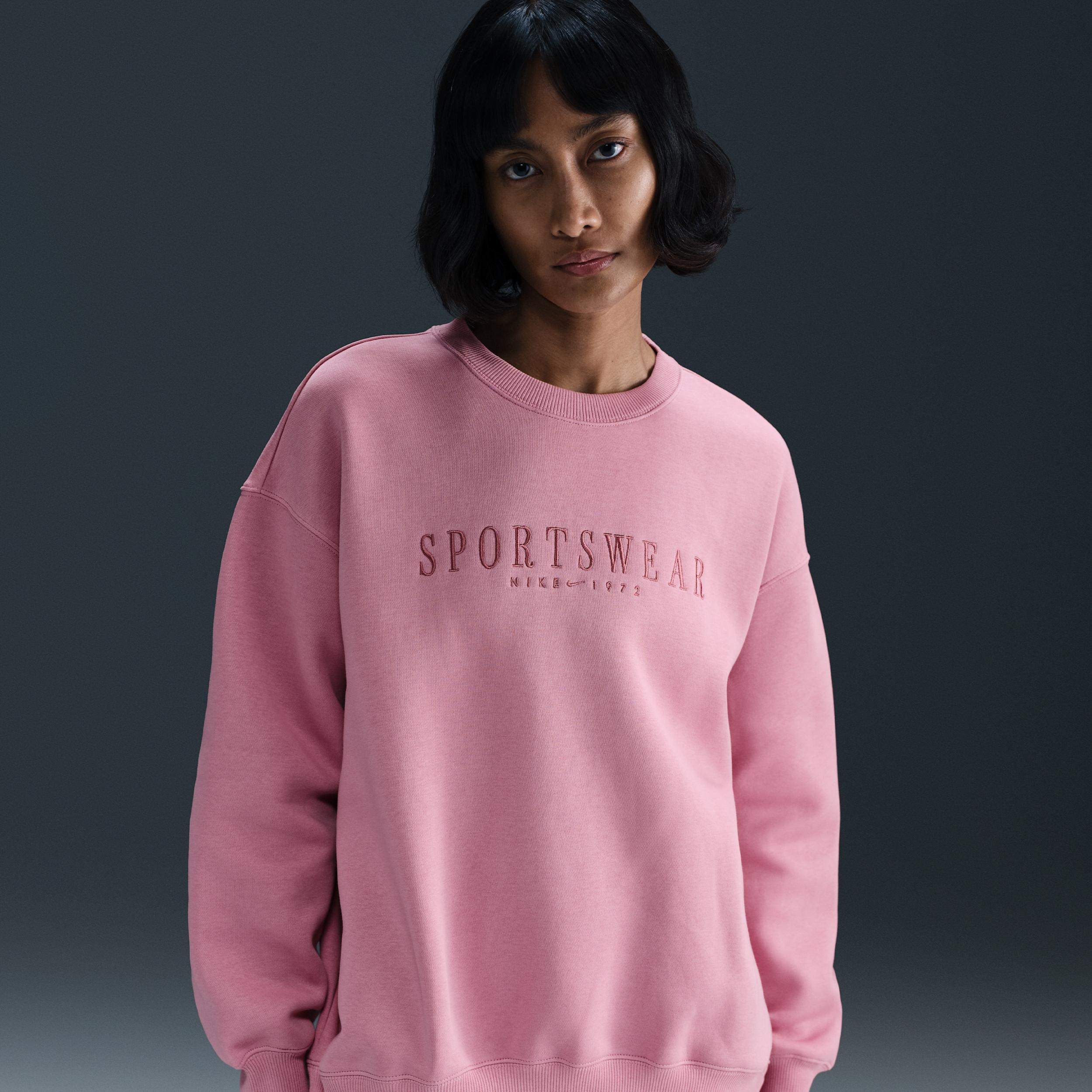 Nike Sportswear Phoenix Fleece Women's Oversized Crew-Neck Sweatshirt Product Image