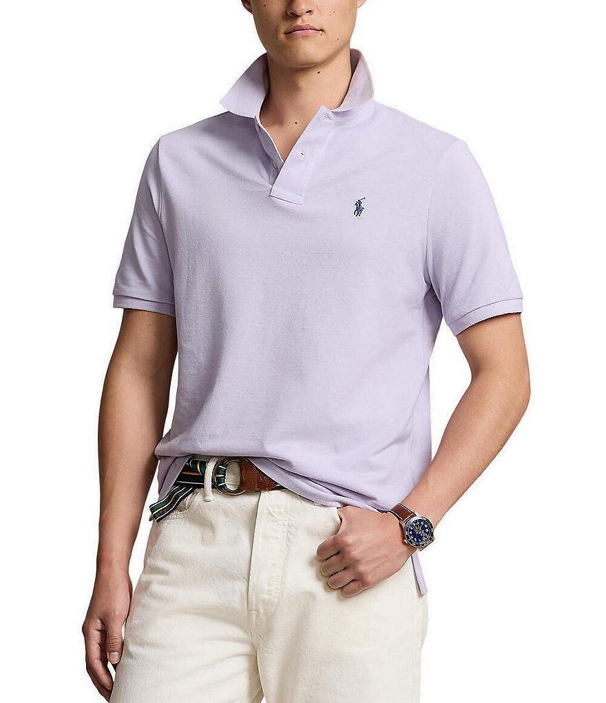 Polo Ralph Lauren Classic Fit Solid Cotton Mesh Polo Shirt Product Image