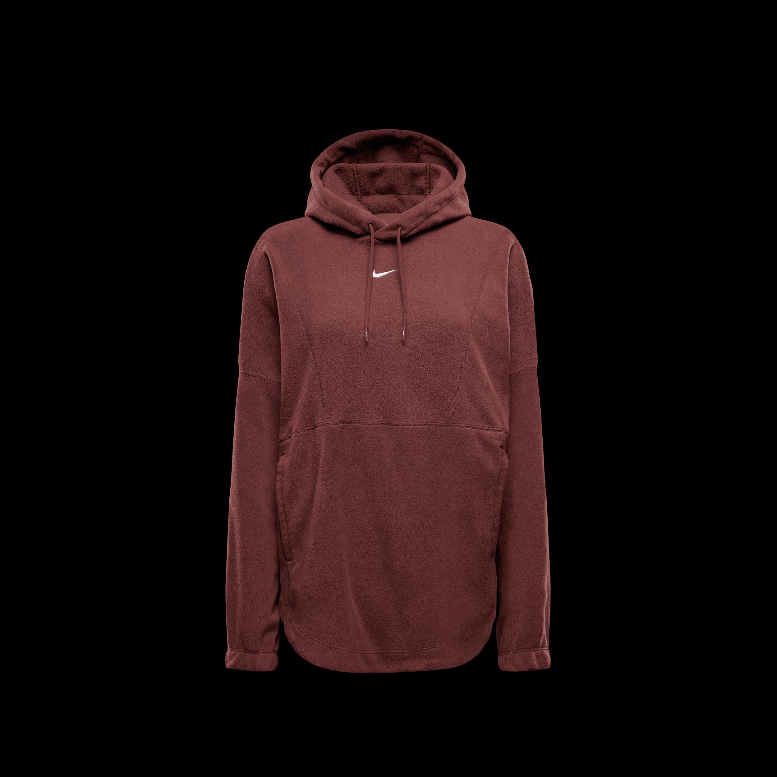 Nike Women's One Oversized Therma-FIT Pullover Fleece Hoodie Product Image