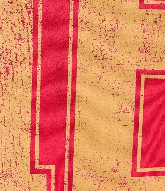 Originality Barcelona 16 Graphic Off-The-Shoulder Short Sleeve T-Shirt Product Image